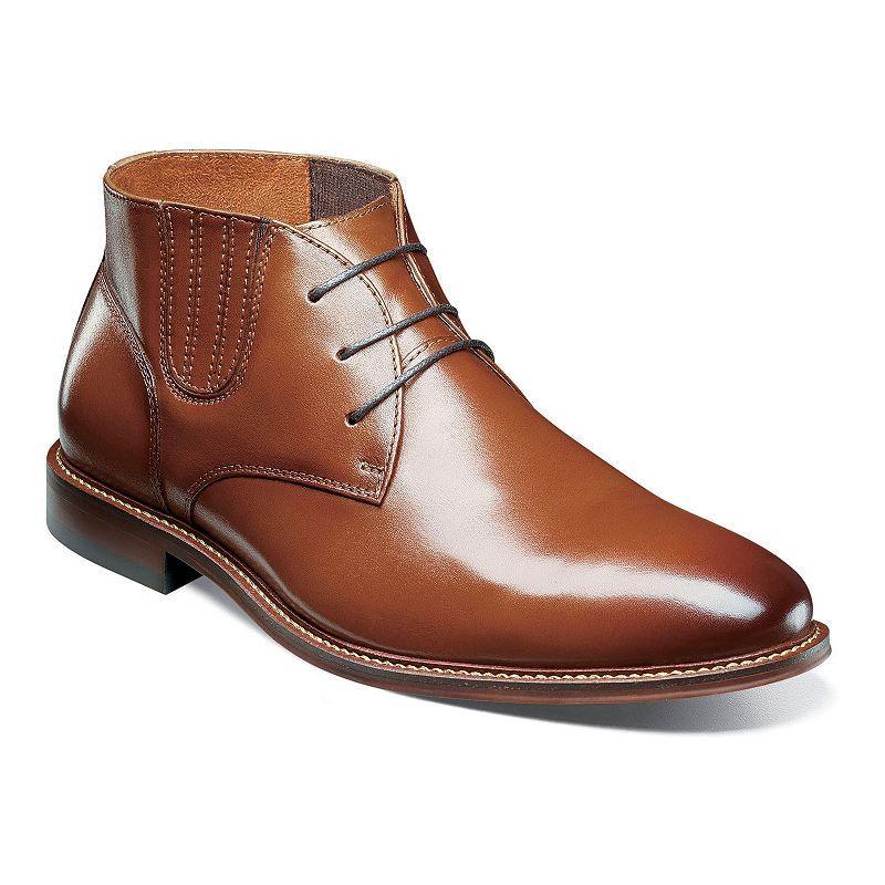 Stacy Adams Maxwell Mens Leather Chukka Boots Red Product Image