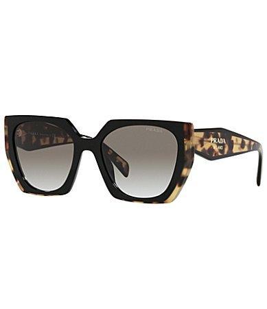 Prada 54mm Gradient Rectangle Sunglasses Product Image