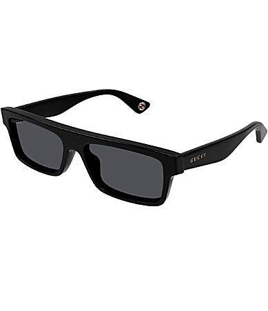 Gucci Mens Aspen 57mm Rectangle Sunglasses Product Image