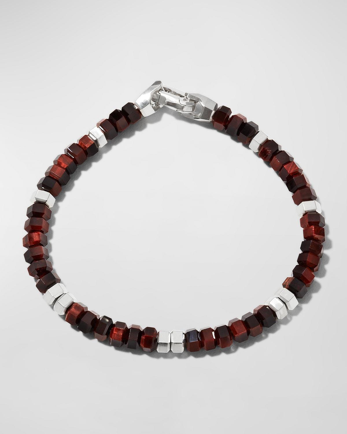 Mens 6mm Spiritual Beads Hex Bracelet Product Image