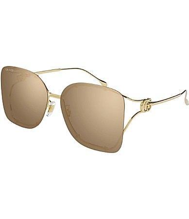 Gucci Womens Fork 60mm Square Sunglasses Product Image