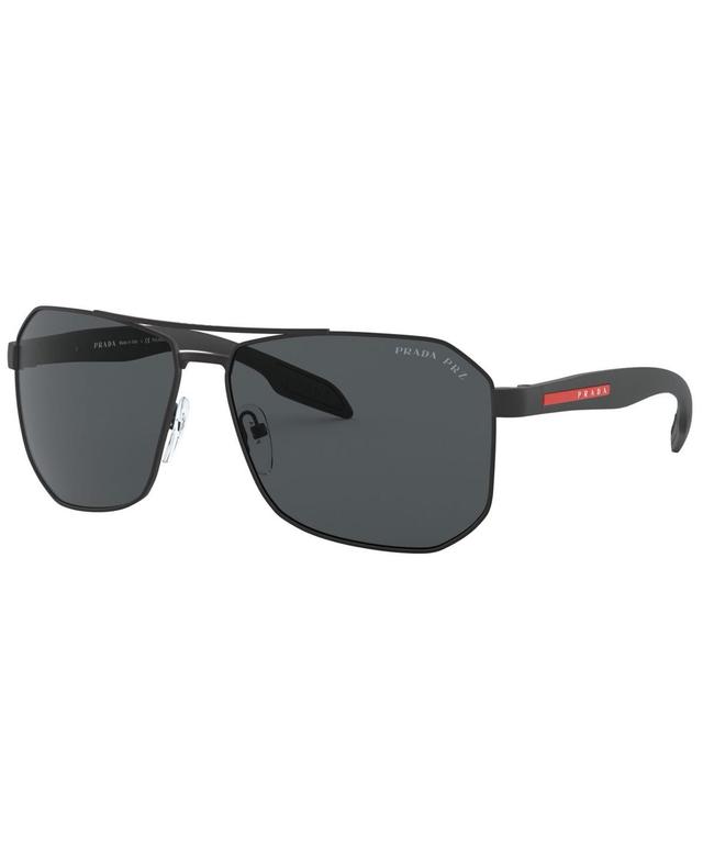 PRADA SPORT 62mm Oversize Pillow Sunglasses Product Image