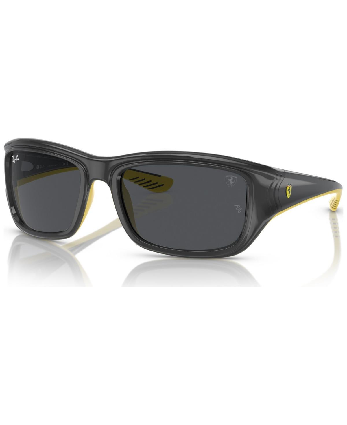 Ray-Ban 59mm Mirrored Square Sunglasses Product Image