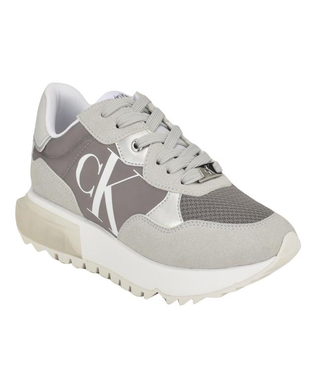 Calvin Klein Magalee Mixed Media Sneaker Product Image