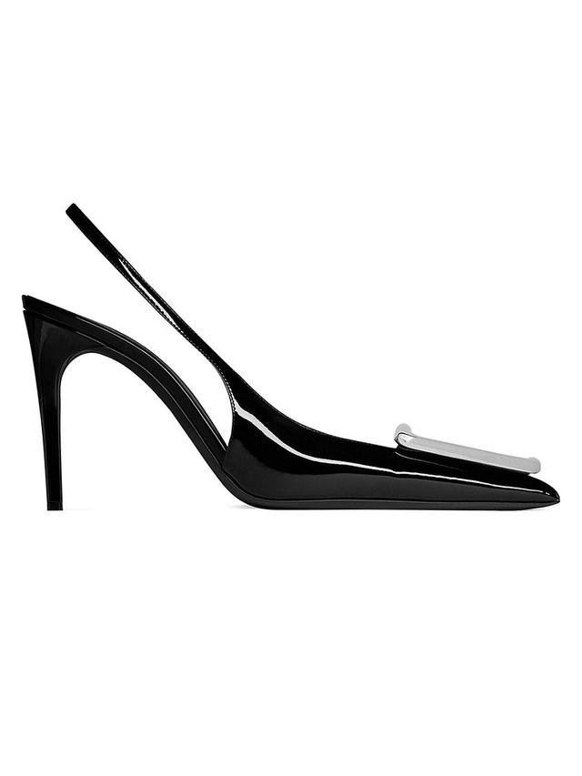 Womens Avenue Slingback Pumps In Patent Leather Product Image