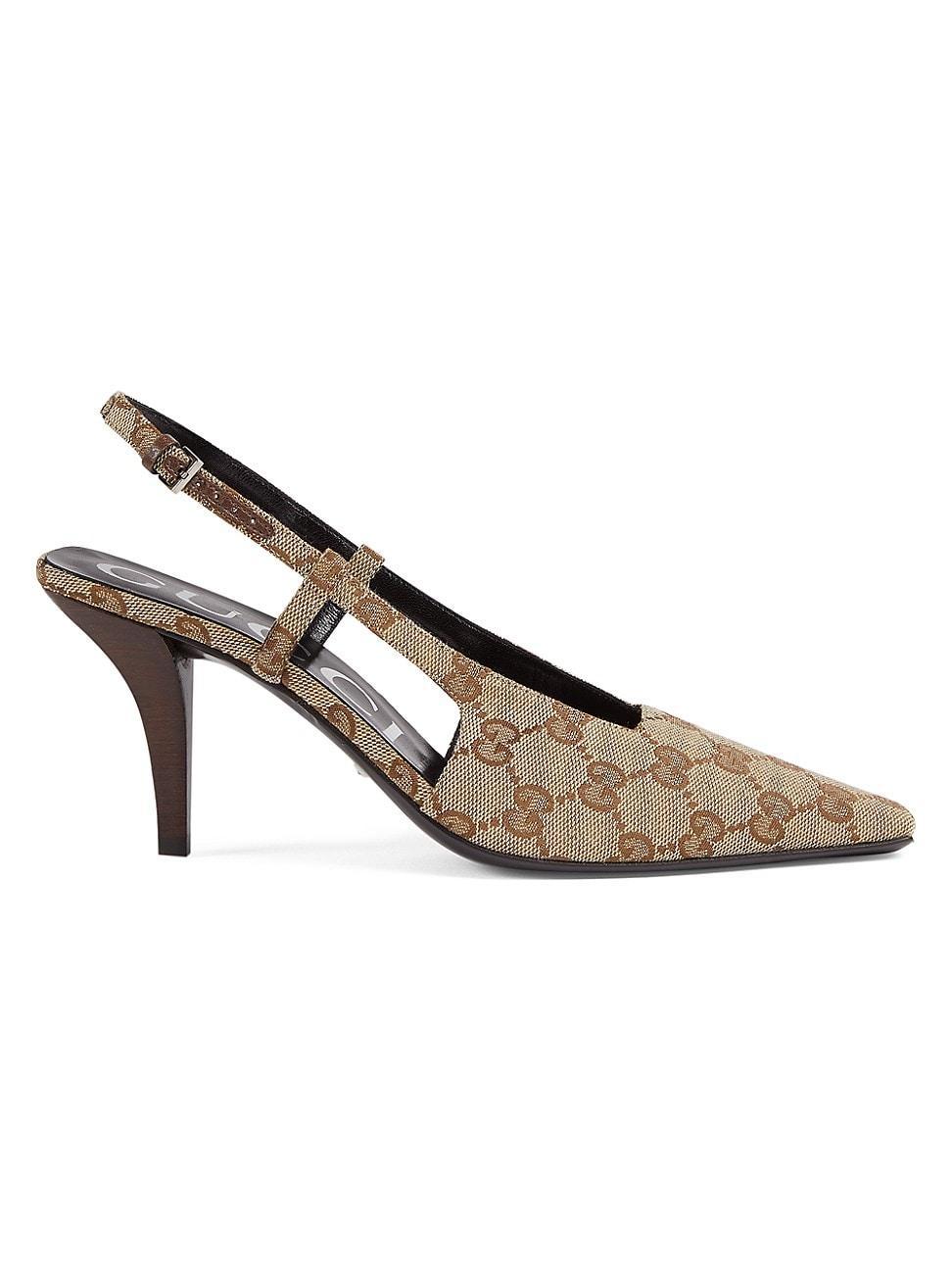 Womens Aria 76 Monogram Slingback Mules Product Image