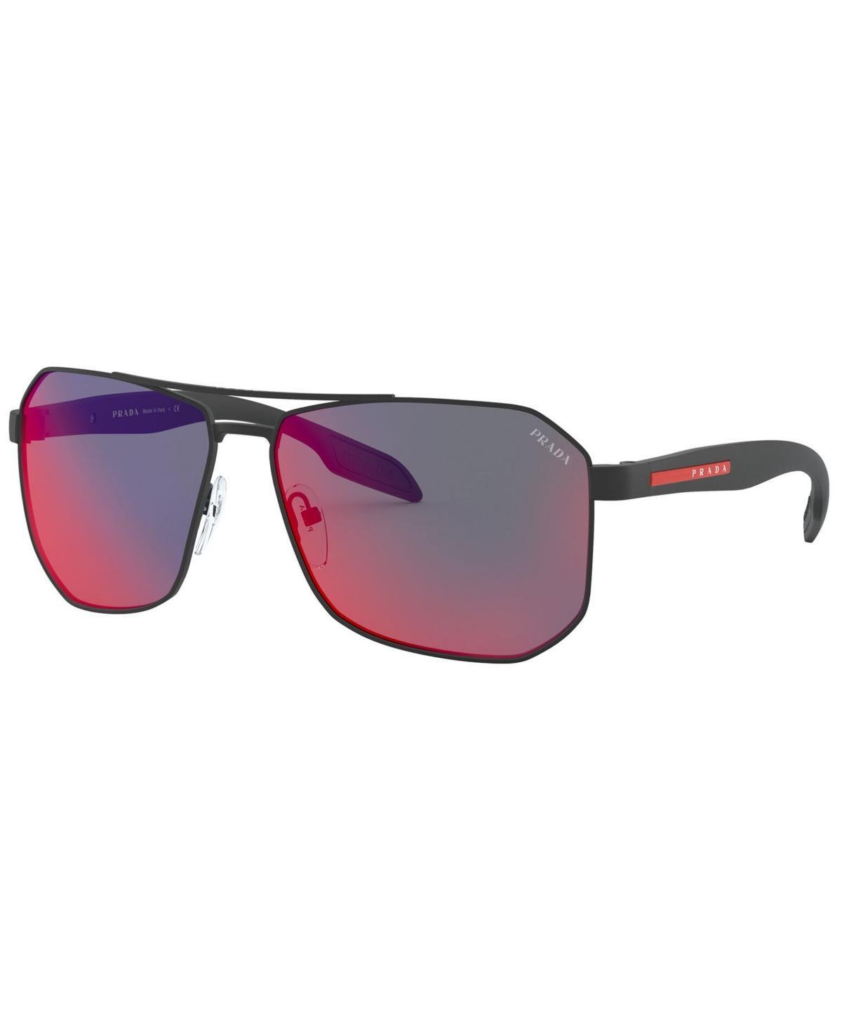 PRADA SPORT 62mm Oversize Pillow Sunglasses Product Image