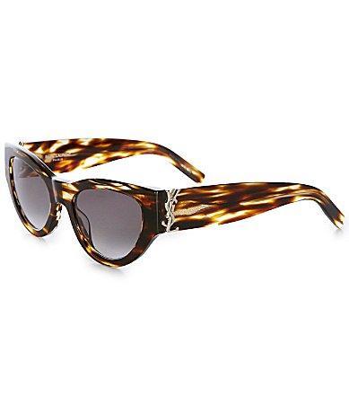 Saint Laurent Monogram Cat Eye Sunglasses, 53mm Product Image