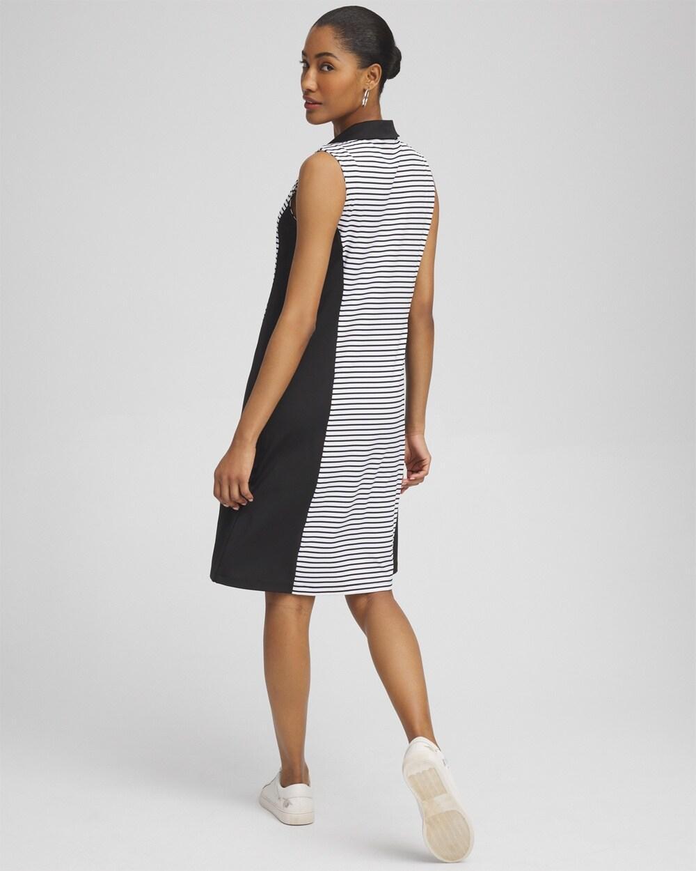 Zenergy® UPF Knit Block Stripe Dress Product Image