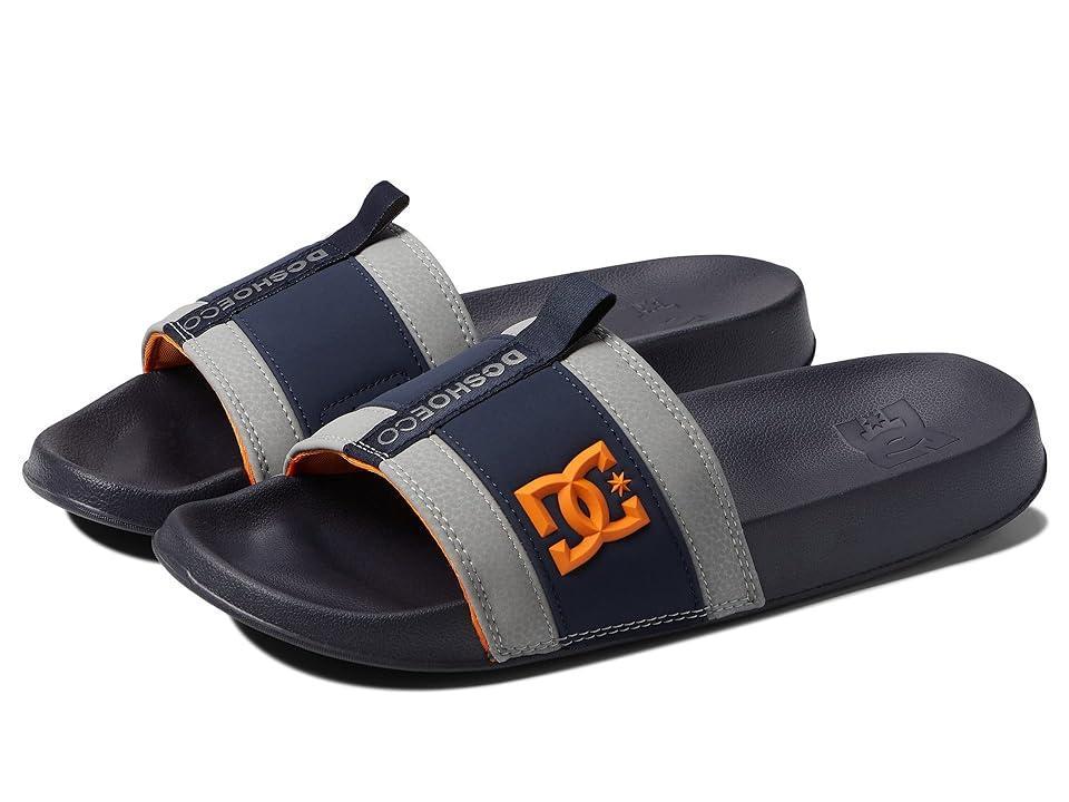 DC Lynx Slide (Navy/Grey) Men's Shoes Product Image