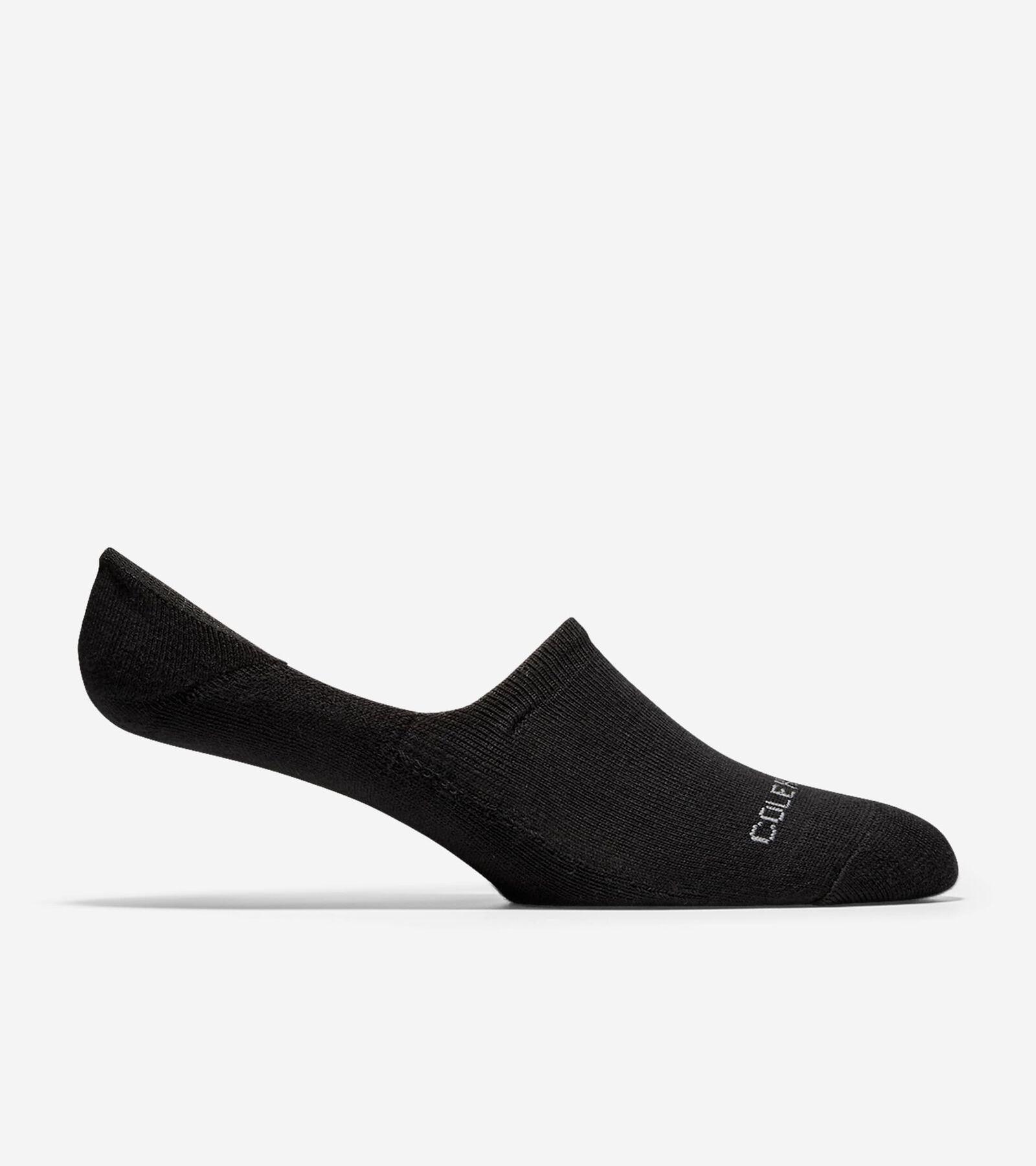 Cole Haan Mens Casual Cushion Sock Liner - 2 Pack - Black Size OSFA Product Image