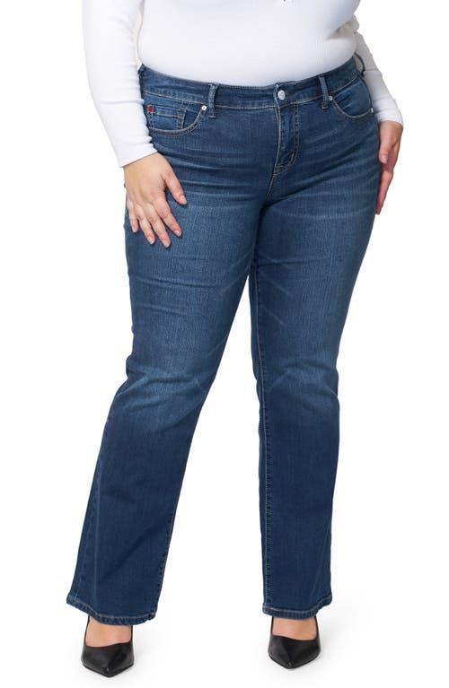 Womens Baylee Mid-Rise Boot-Cut Jeans Product Image