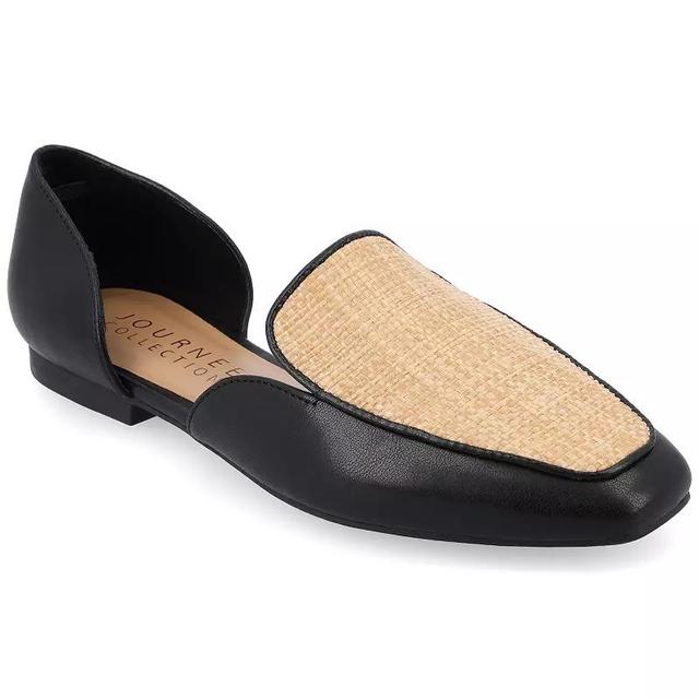 Journee Collection Kennza Womens Tru Comfort Foam Soft Faux Leather Slip On Flats Product Image