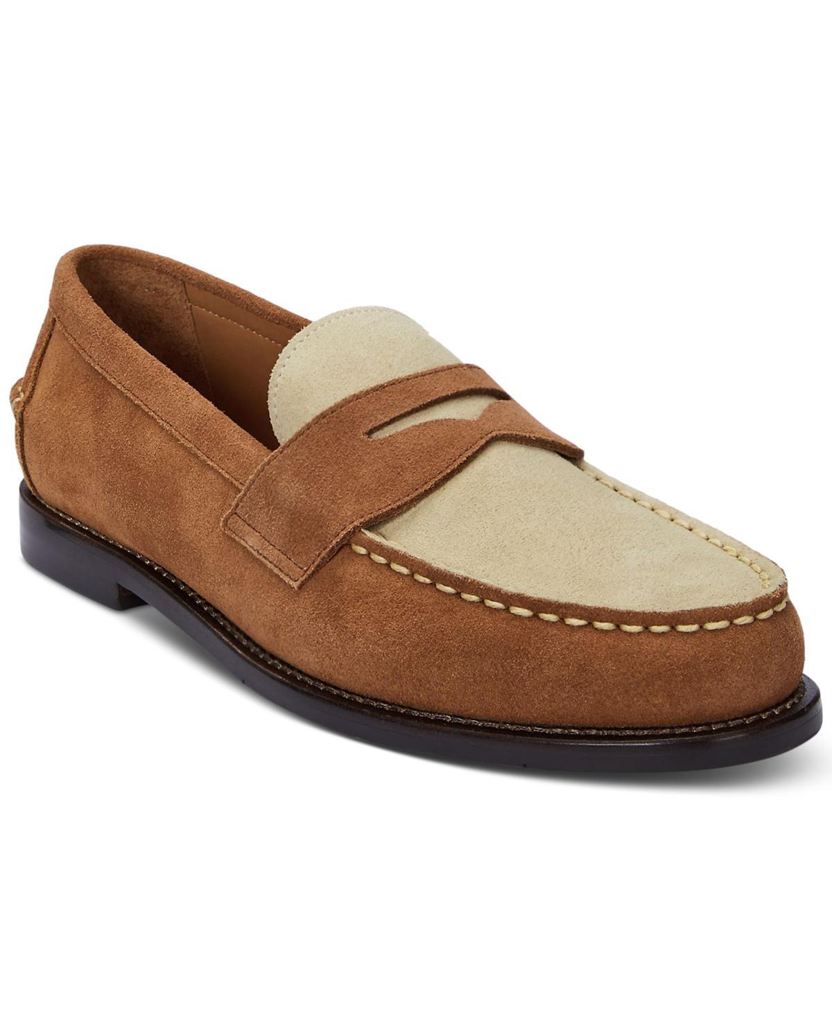 Polo Ralph Lauren Mens Alston Suede Penny Loafer - Teak Product Image