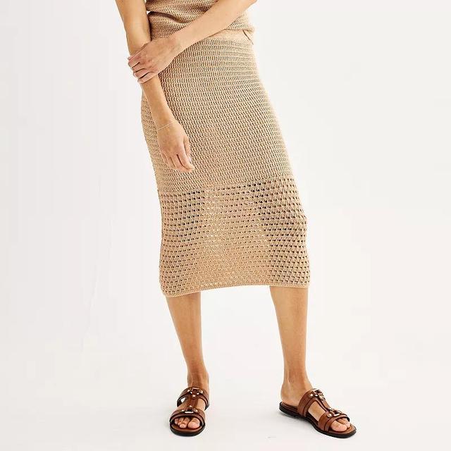 Womens Nine West Crochet Set Skirt Product Image