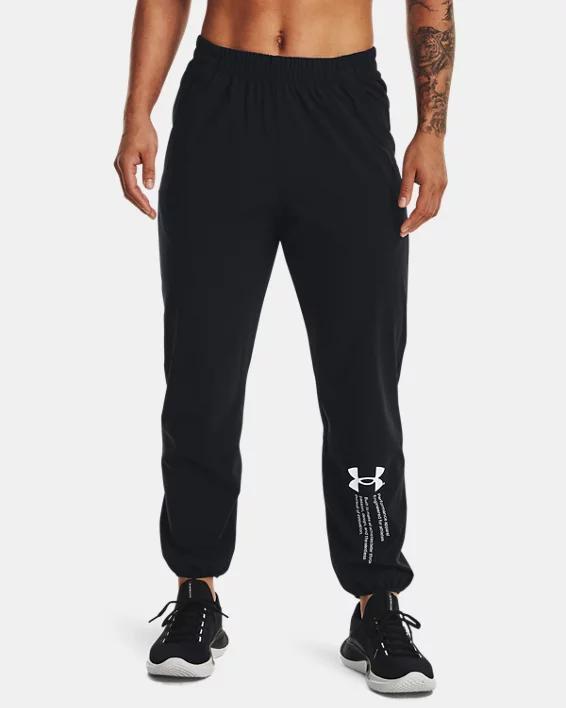 Womens UA Woven Graphic Pants Product Image