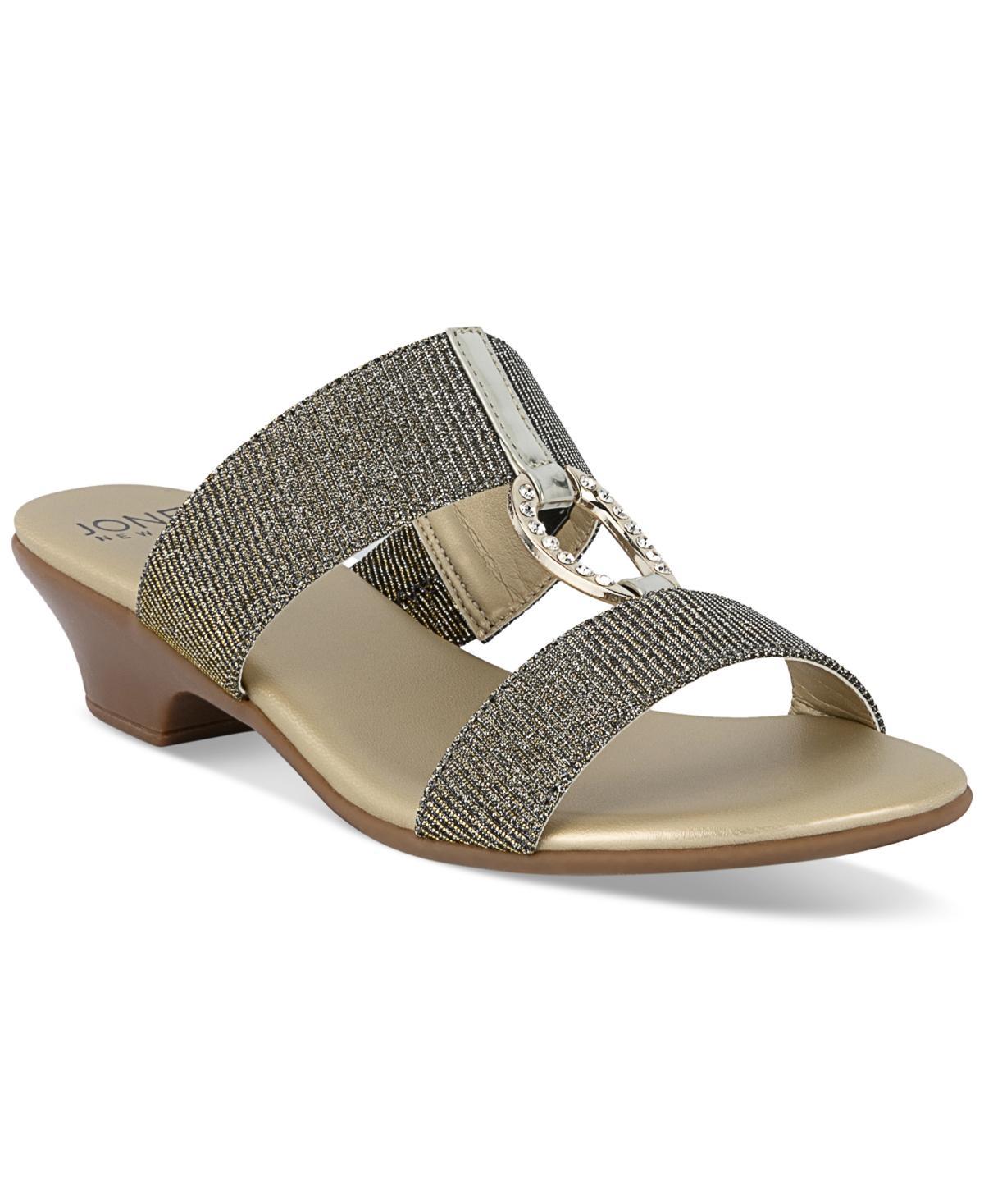 Jones New York Womens Eanna Ornamented Double Band Dress Sandals Product Image