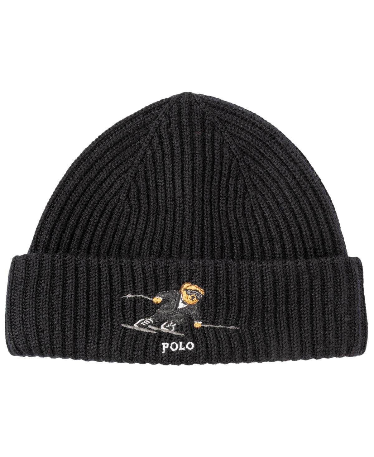 POLO RALPH LAUREN Men's Ski Bear Beanie In Polo Black Product Image