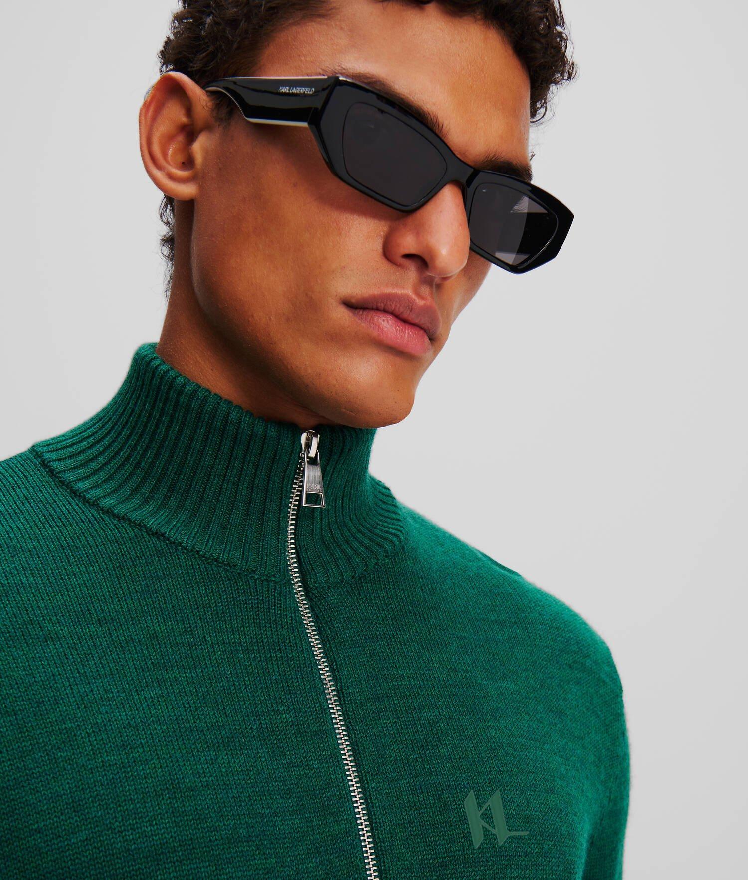 HALF-ZIP TURTLENECK SWEATER Product Image