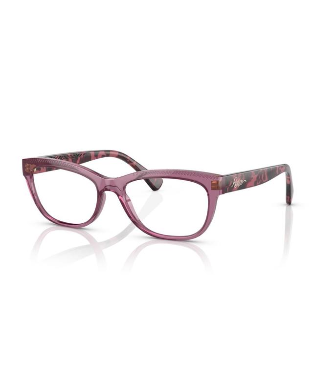 Ralph by Ralph Lauren Womens Eyeglasses, RA7113 - Shiny Transparent Violet Product Image