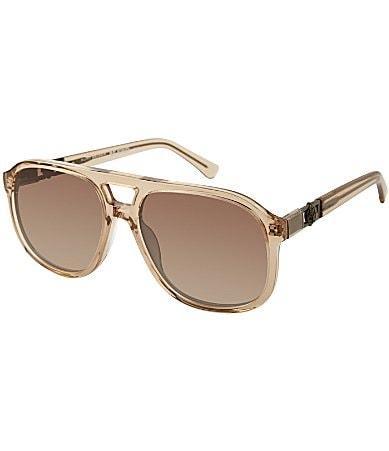 Kurt Geiger London Womens KGL1020 58mm Transparent Square Sunglasses Product Image