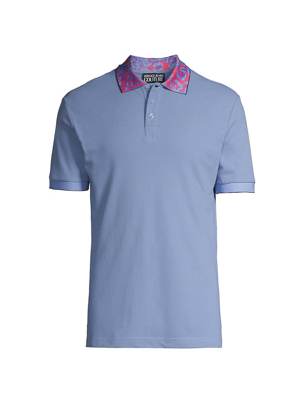 Mens Cotton Polo Shirt Product Image