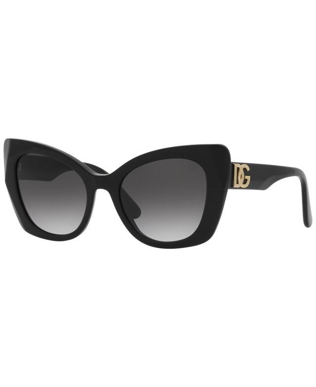 Dolce&Gabbana Womens Low Bridge Fit Sunglasses, DG4405F 53 Product Image