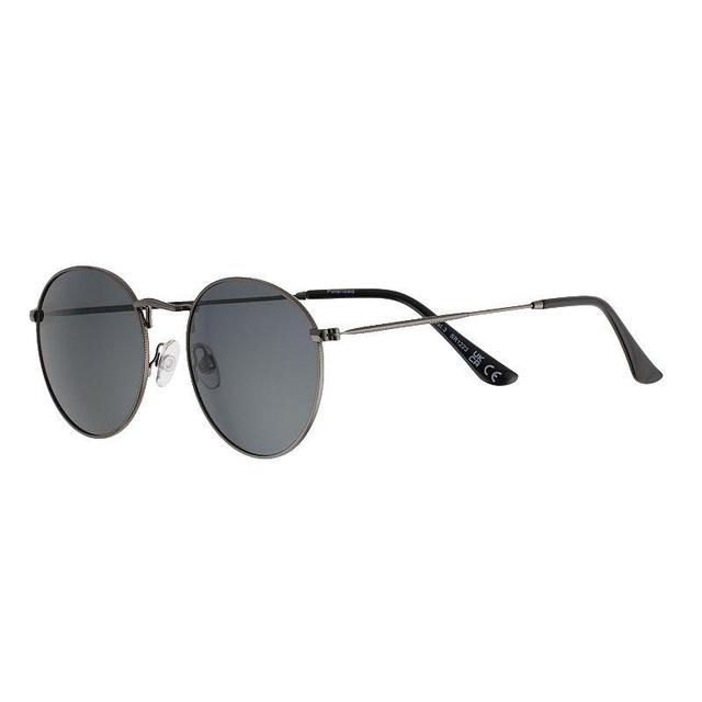 Mens Sonoma Goods For Life Metal Round Sunglasses, Grey Product Image