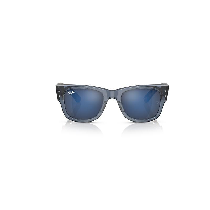 DOLCE & GABBANA Dolce And Gabbana Dark Grey Rectangular Ladies Sunglasses Dg6187 309487 53 In Blue Product Image