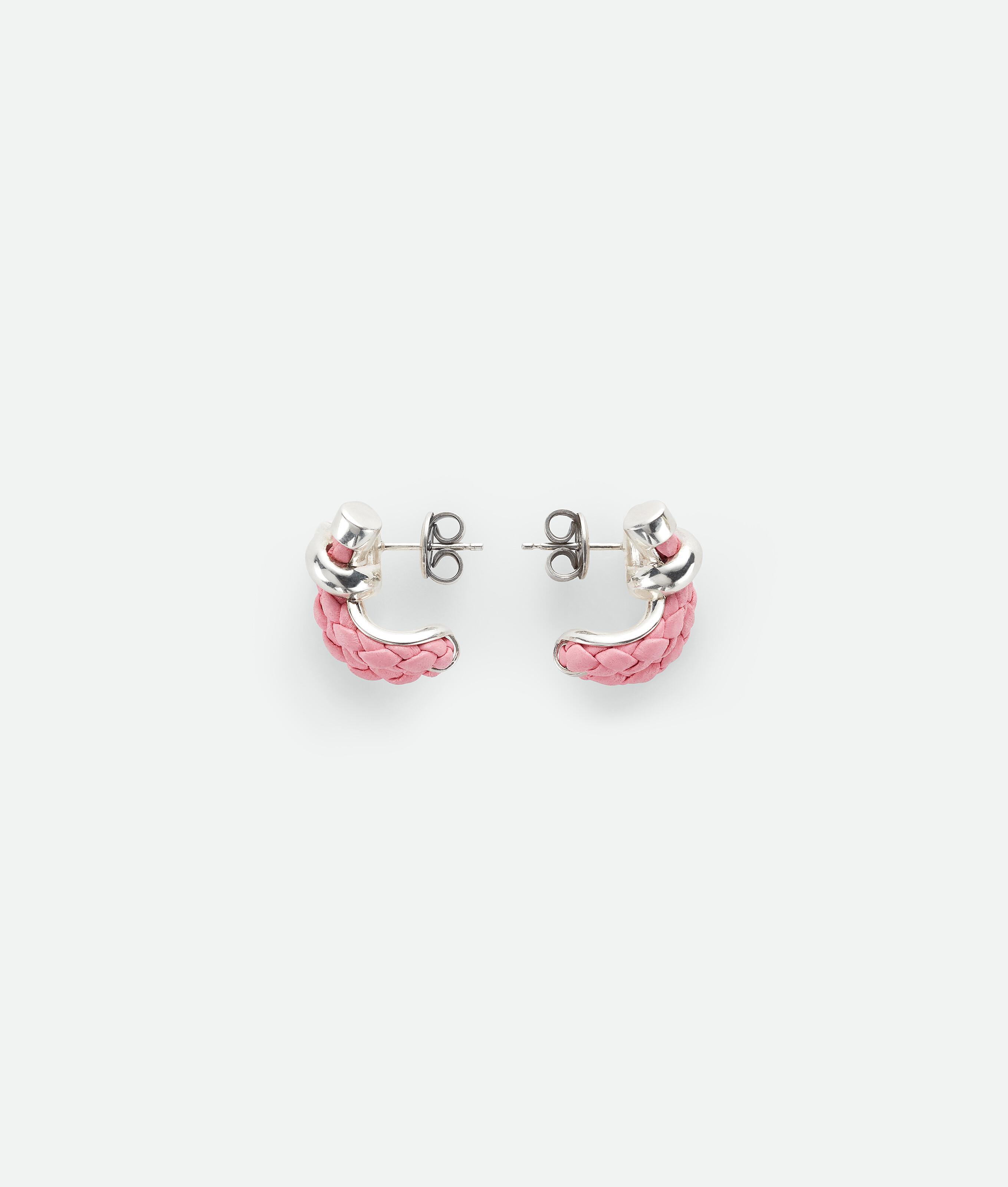 Women's Knot Hoop Earrings in Ribbon Product Image