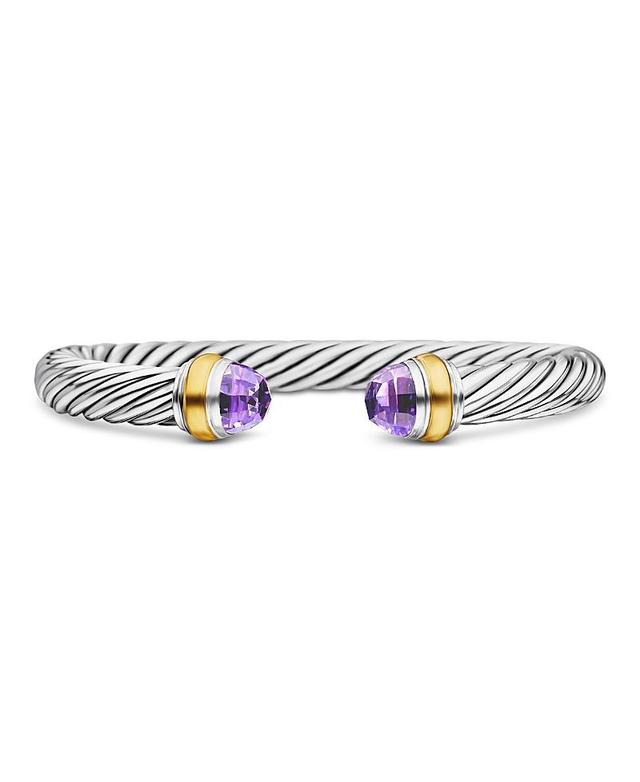 David Yurman Cable Classics Bracelet with Black Onyx and Gold Product Image