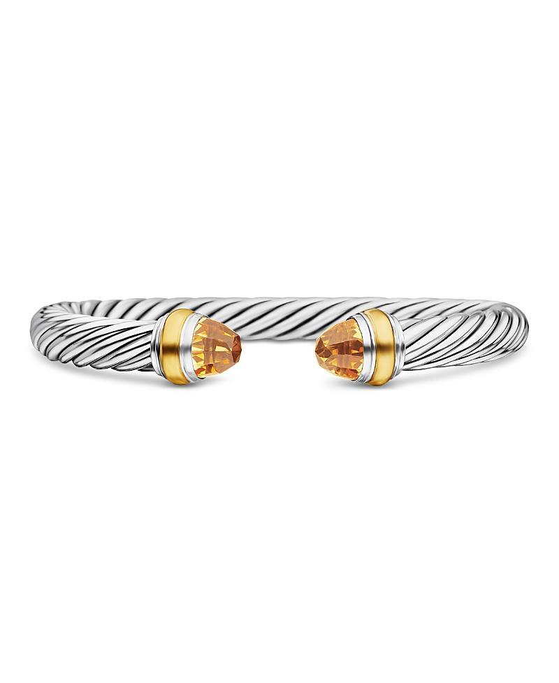 David Yurman Cable Classics Bracelet with Black Onyx and Gold Product Image