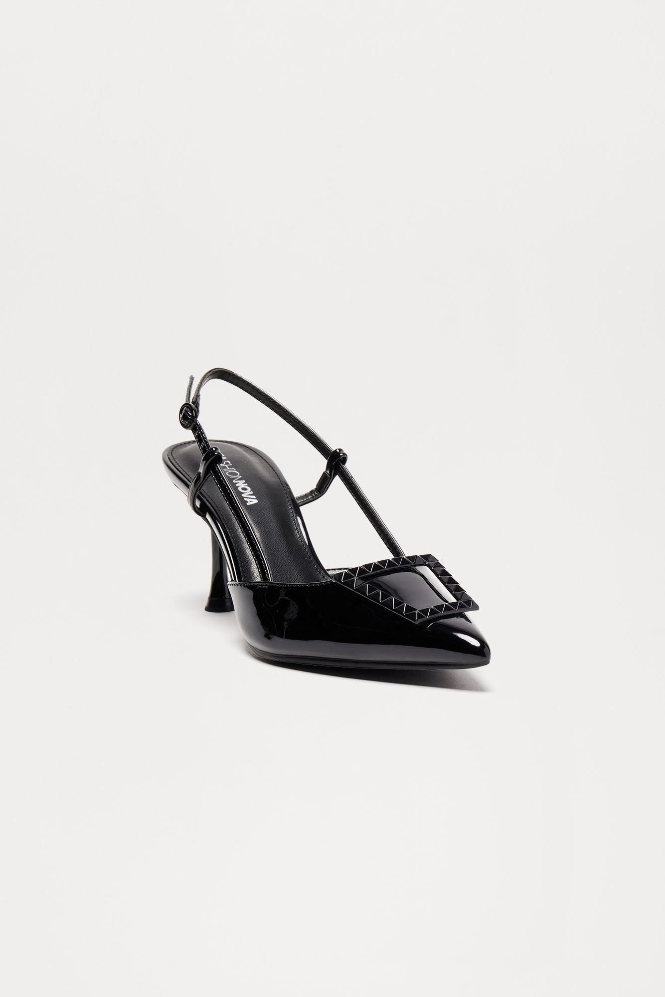 Beck Slingback Pumps - Black Product Image