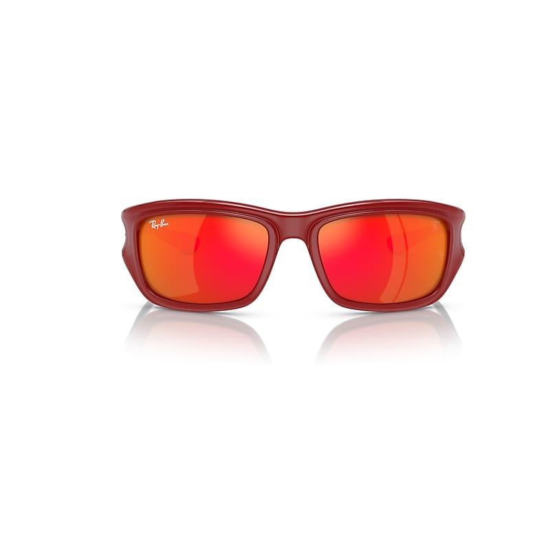 Ray-Ban 59mm Mirrored Square Sunglasses Product Image