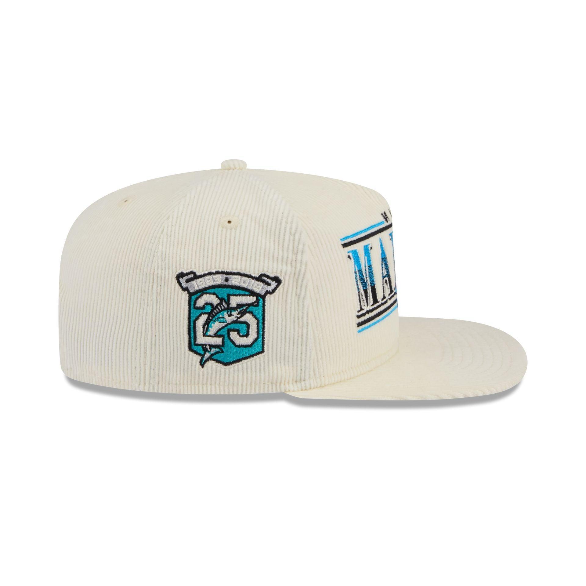 Miami Marlins Throwback Corduroy Golfer Hat Male Product Image