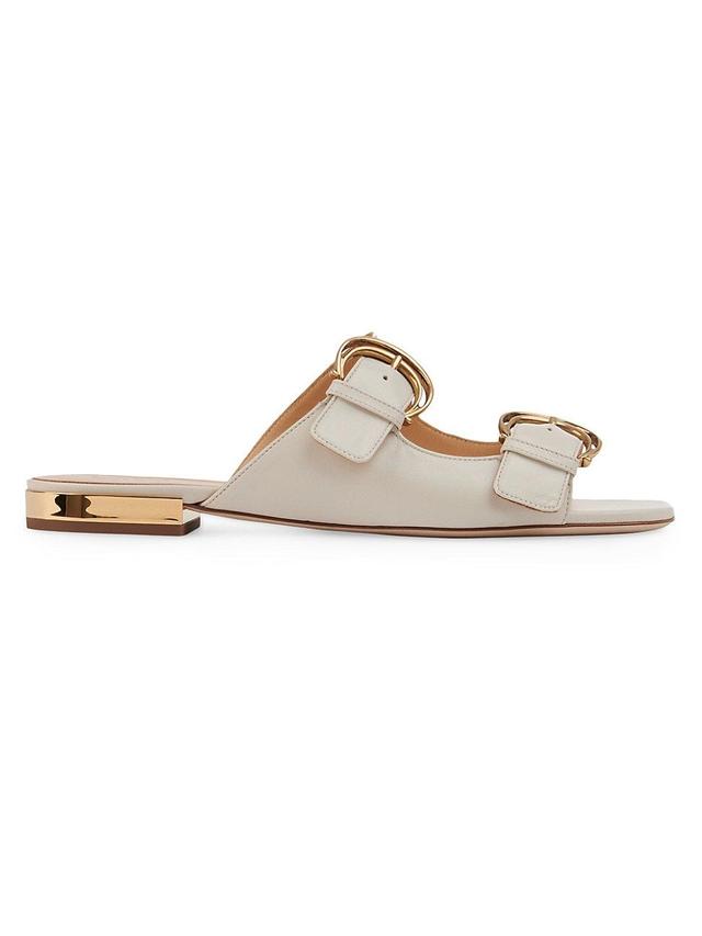 Chloe Womens Alize Buckled Slide Sandals Product Image