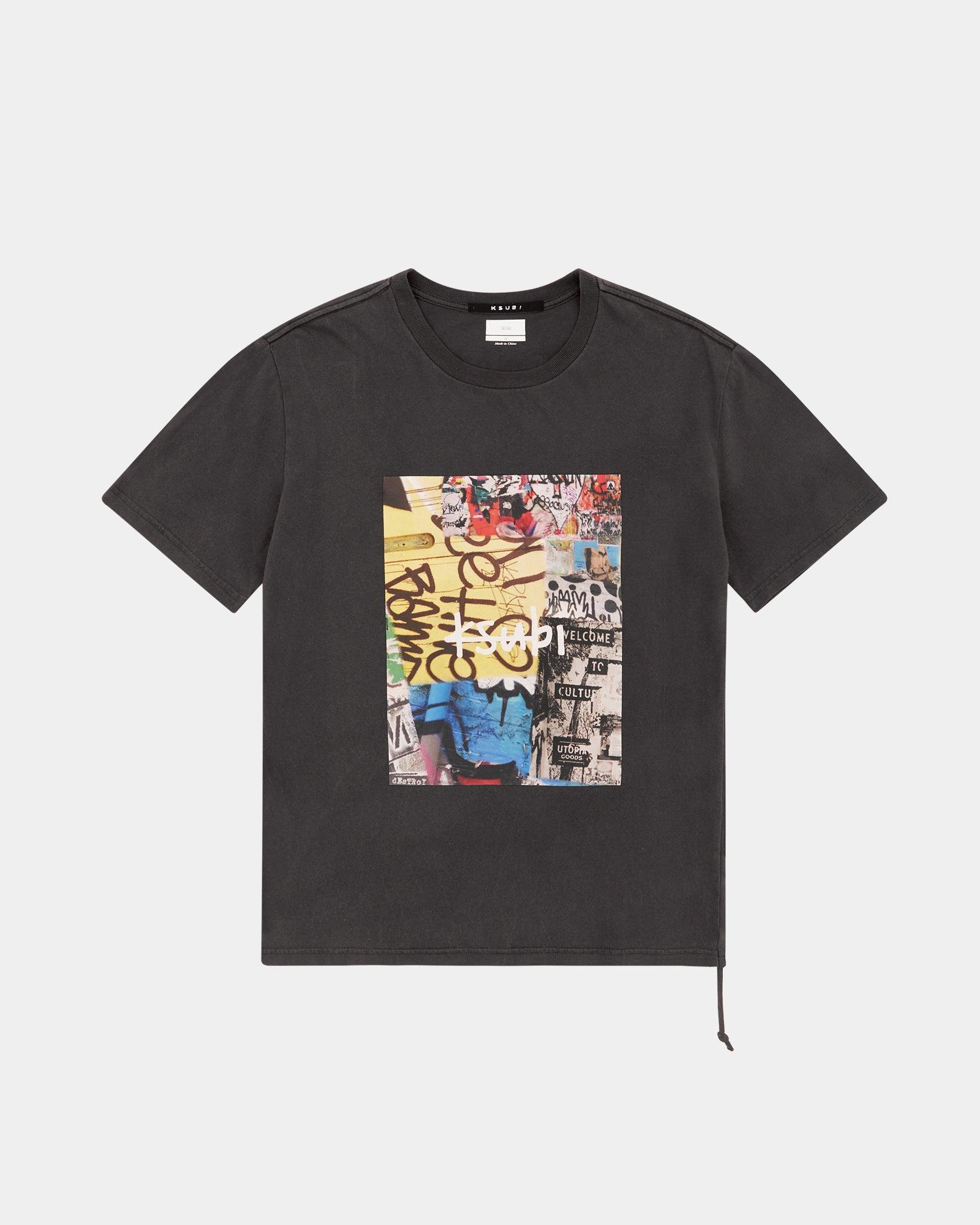 KULTURE KASH SS TEE FADED BLACK Male Product Image