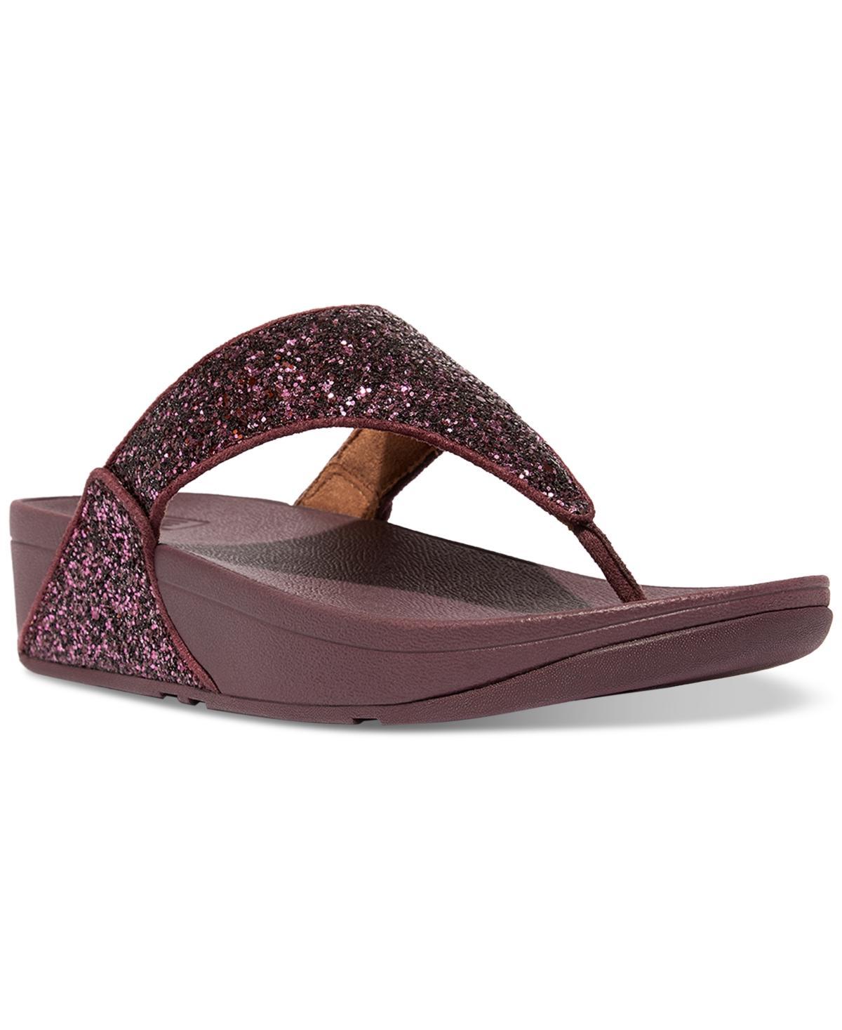 FitFlop Womens Lulu Glitter Toe-Thongs Sandal Product Image