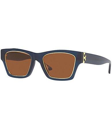 Tory Burch Womens Ty7186u 53mm Rectangle Sunglasses Product Image