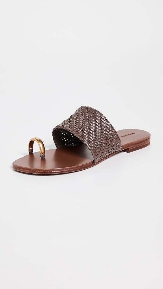 SIMKHAI Ariana Woven Leather Sandals | Shopbop Product Image