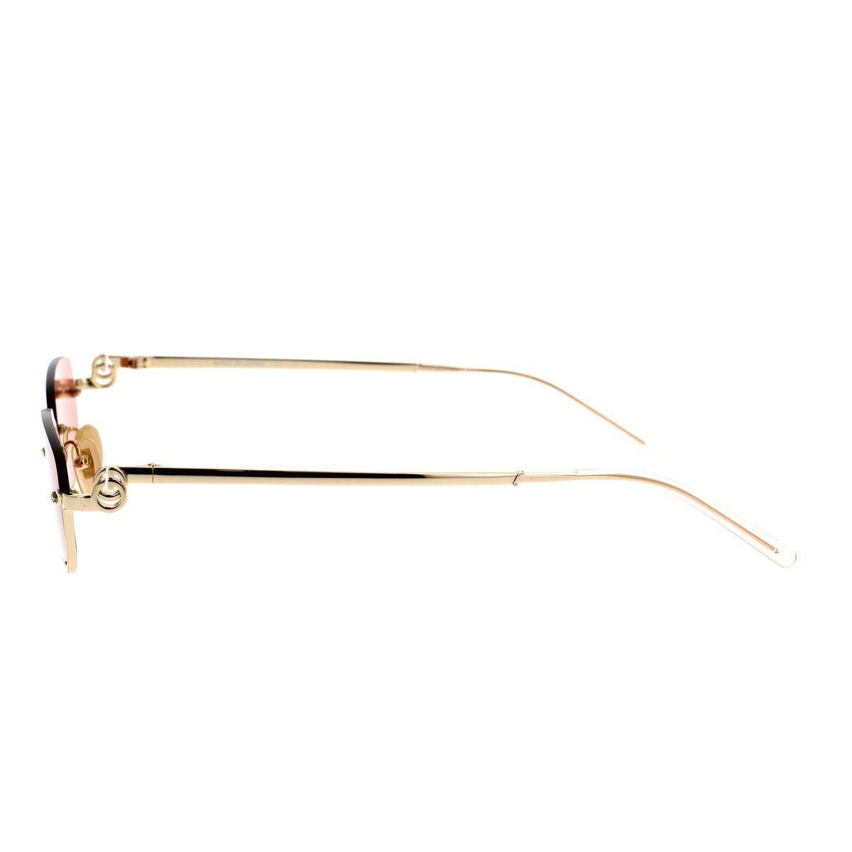 Sunglasses In 003 Gold Gold Red Product Image