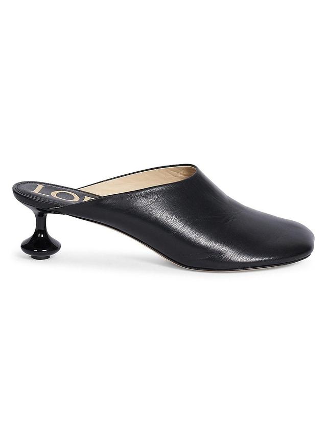 Toy Leather Drop Stiletto Mules Product Image