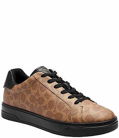 COACH Mens High Line Signature Sneakers Product Image