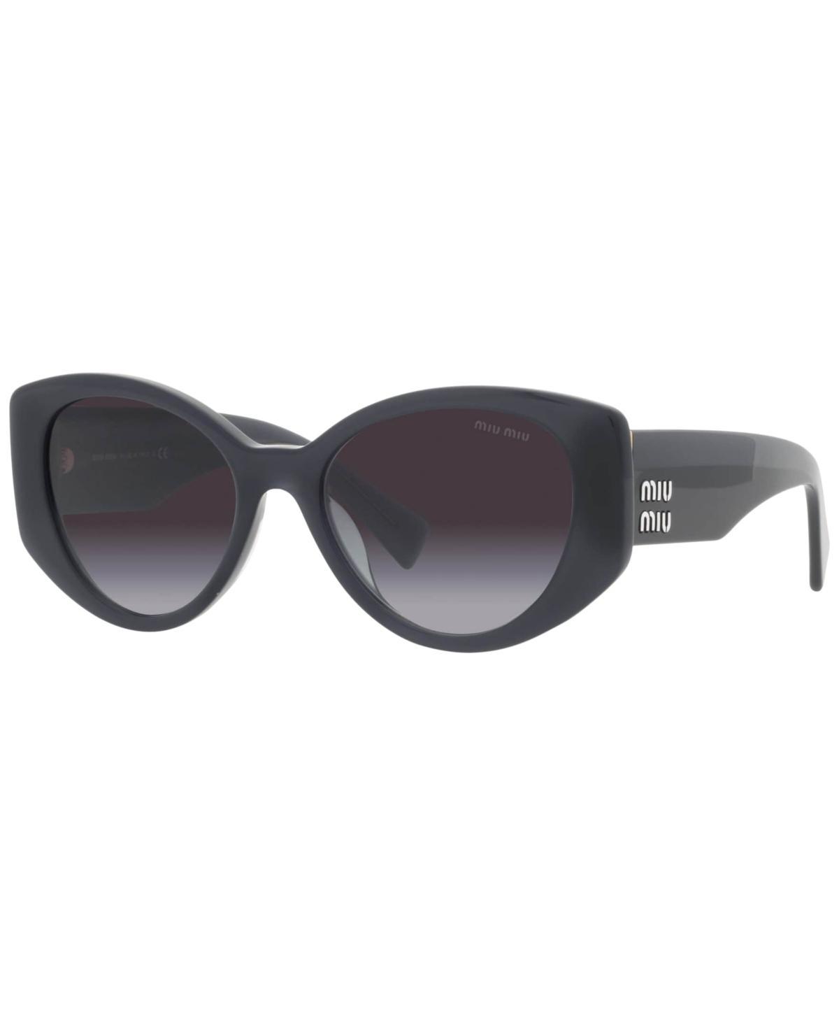 Miu Miu 0MU 03WS (Grey Opal/Grey Gradient) Fashion Sunglasses Product Image