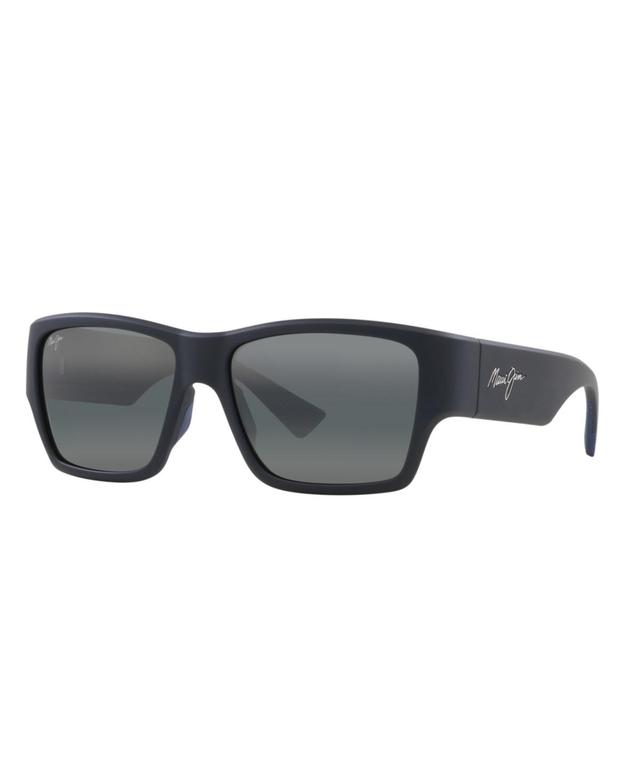 Maui Jim Unisex Kaolu PolarizedPlus2 57mm Wrap Sunglasses Product Image