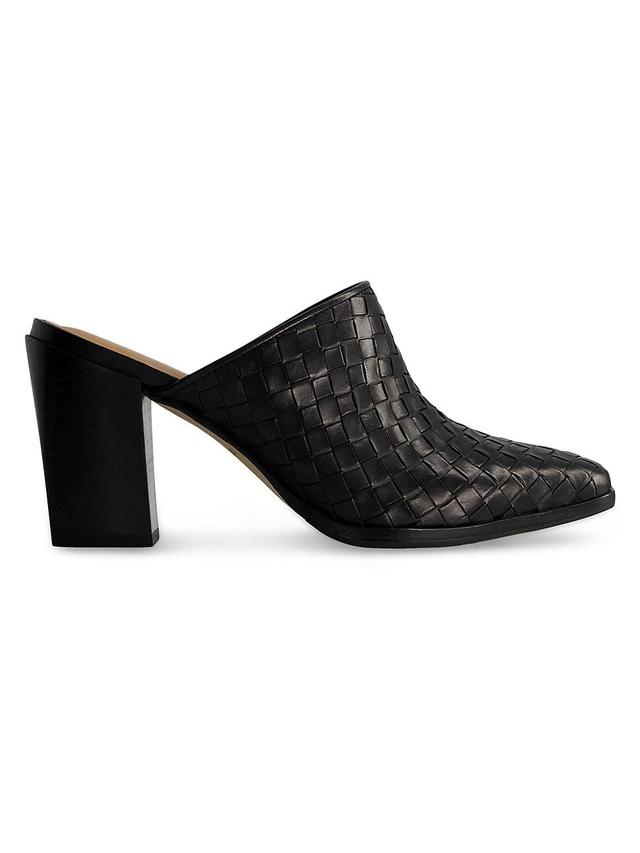 Womens Britt Woven Heeled Mules Product Image