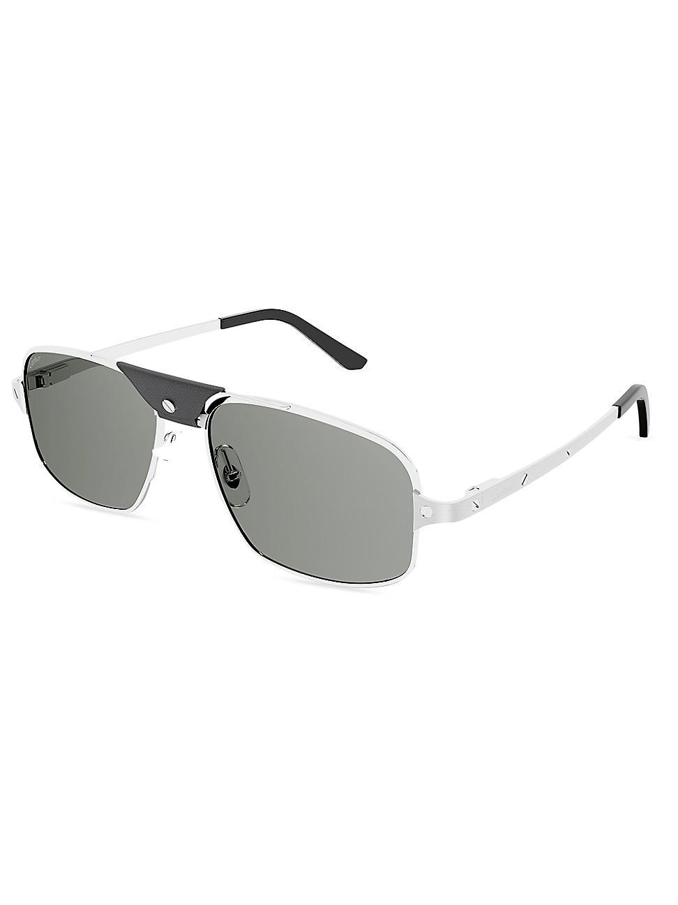 Mens Santos 60MM Rectangular Sunglasses Product Image