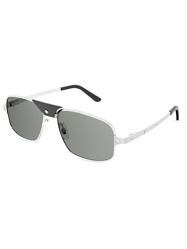 Mens Santos 60MM Rectangular Sunglasses Product Image