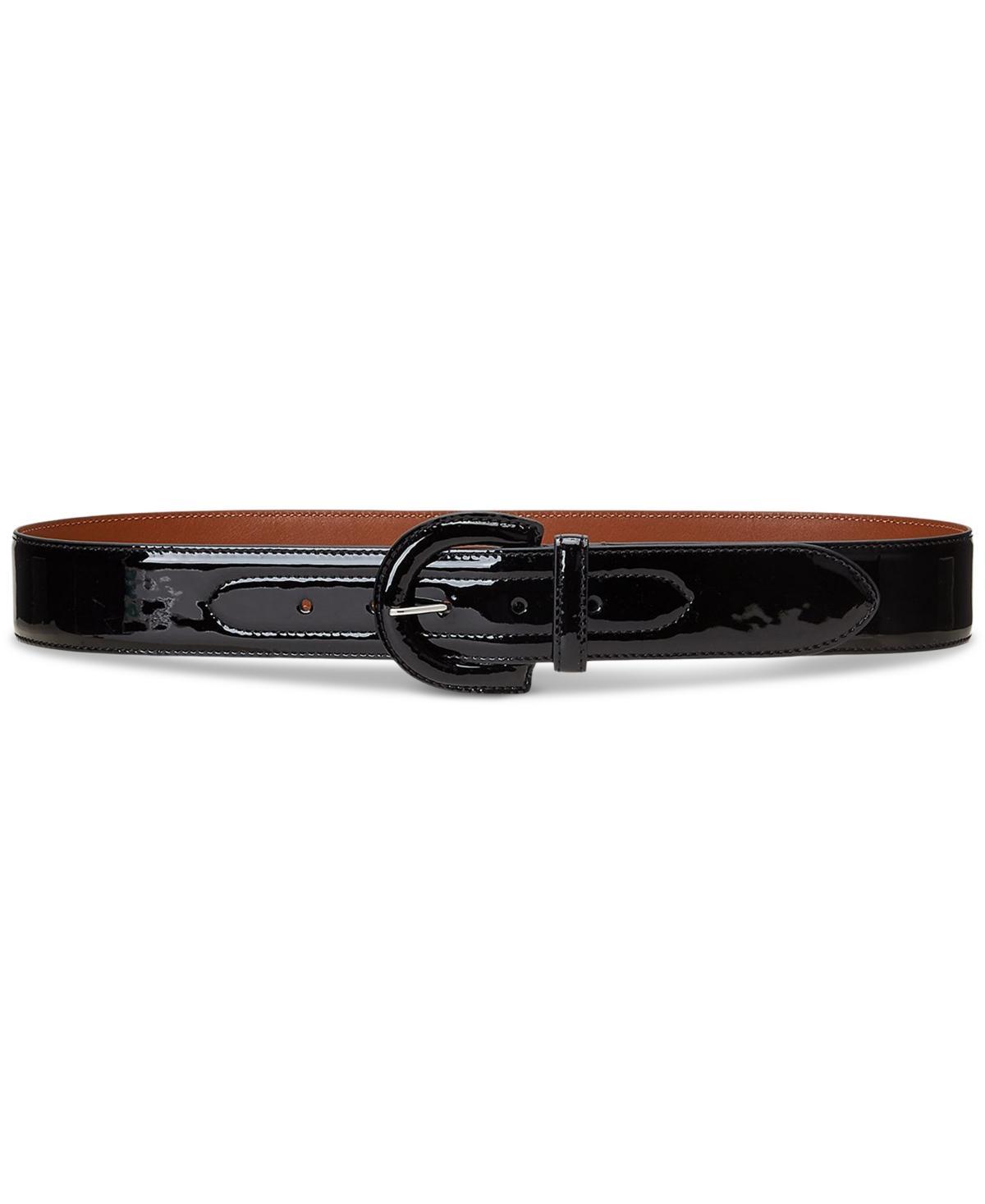 Lauren Ralph Lauren Womens Patent Leather Wide Belt Product Image