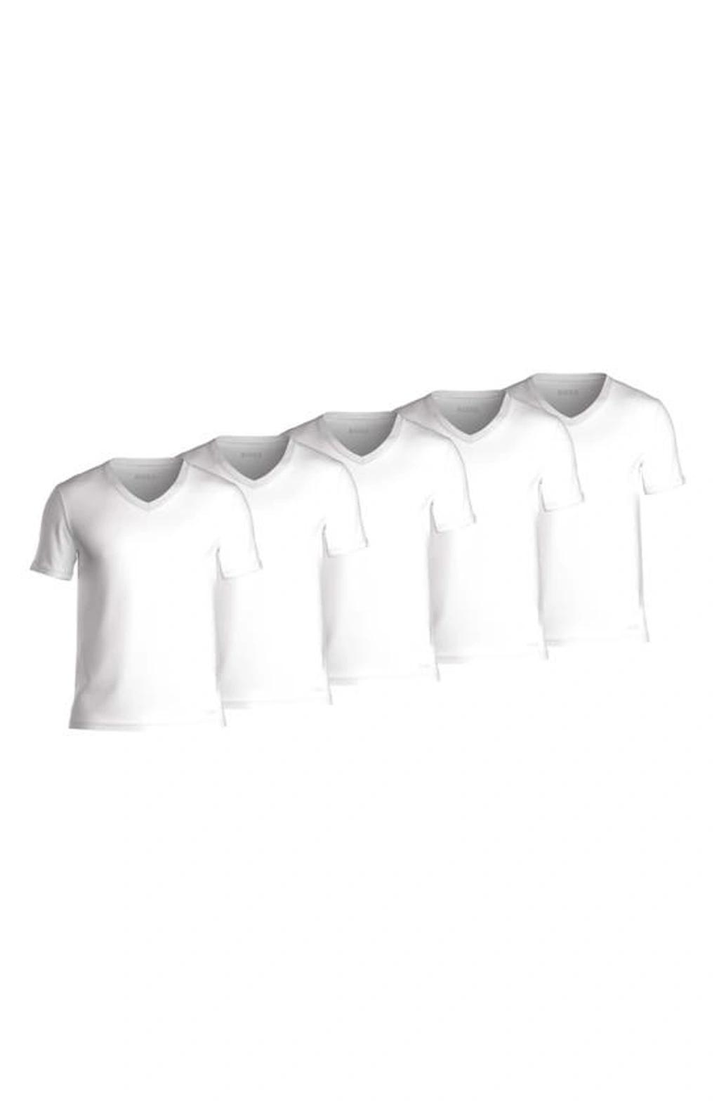 Boss Authentic V-Neck Tees, Pack of 5 Product Image